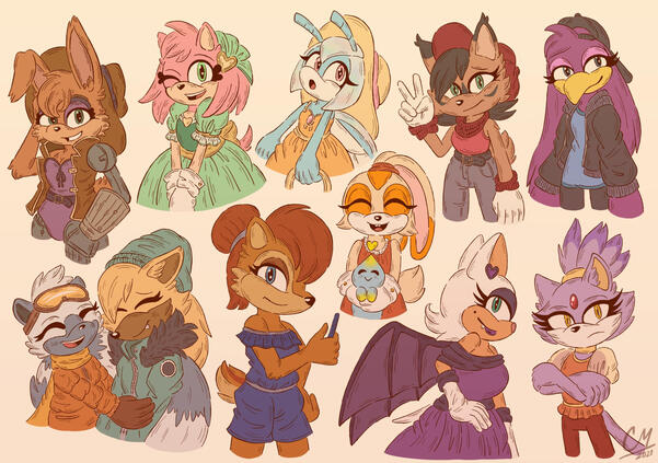 Flat colour example #1