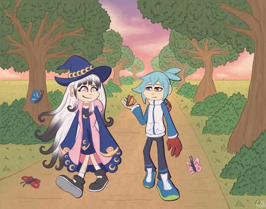 Flat colour example #3